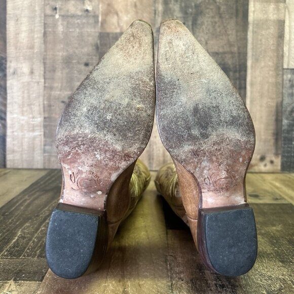 Charlie 1 Horse Lucchese Pointed Toe Western Cowboy Boots Womens 6 B - Picture 2 of 12